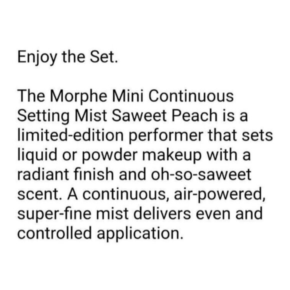 Morphe X Saweetie Collection Eyeshadow Brushes Lips Setting Mist Makeup Set New - Picture 12 of 12